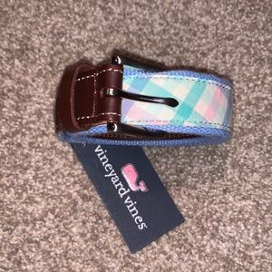 NWT vv Gingham Canvas Club Belt (Boys sz 26)